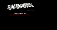 Desktop Screenshot of dimensionalgraphics.com